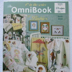 The Omni Book Designs of Babies Vintage Book #804 1994